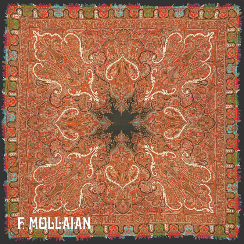 Antico Tessuto Persiano Kerman Di Cotone n°:29619340